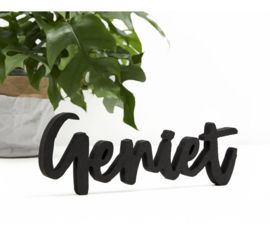 GENIET van zwart hout