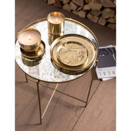 VT Wonen Plate Metal Gold 15cm