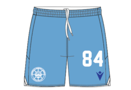 Wedstrijdtenue uit blauw