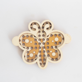 Houten zeefje - Vlinder