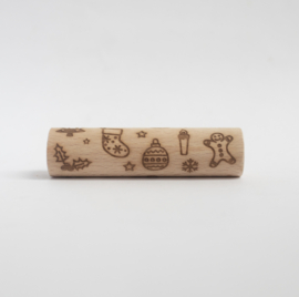 Houten roller - Kerstmis