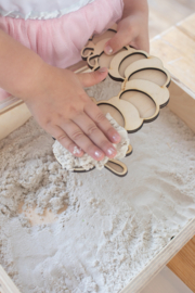Houten speeltray - Rupsje nooitgenoeg  -