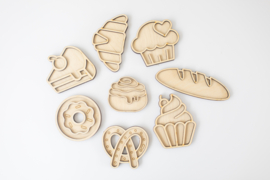 Speeltray miniset - Zoete gebakjes -