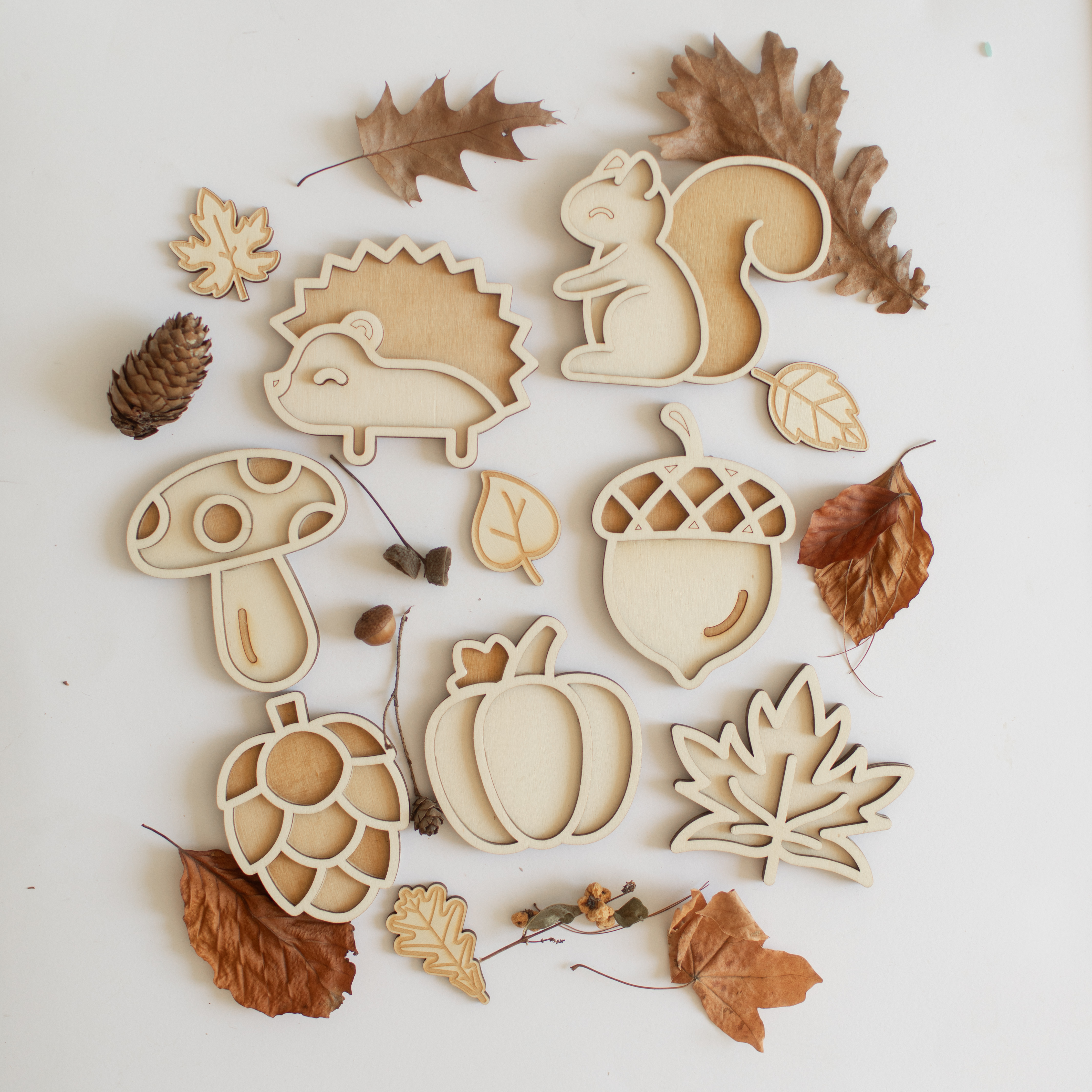 Speeltray miniset - De herfst XL