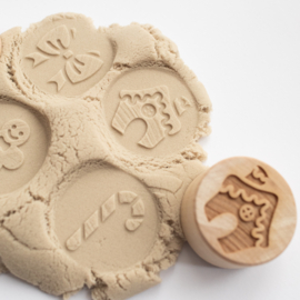 Houten stempelset -  Kerstmis Set 2