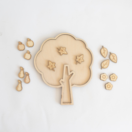 Houten speeltray - De boom  -