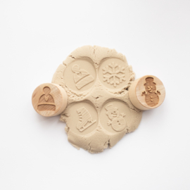 Houten stempelset -  De winter set 1