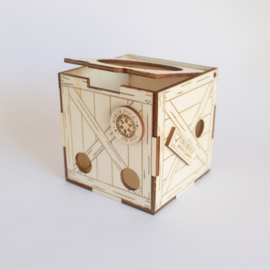 Elf aankomstdoos van hout