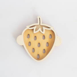 Houten zeefje - Aardbei