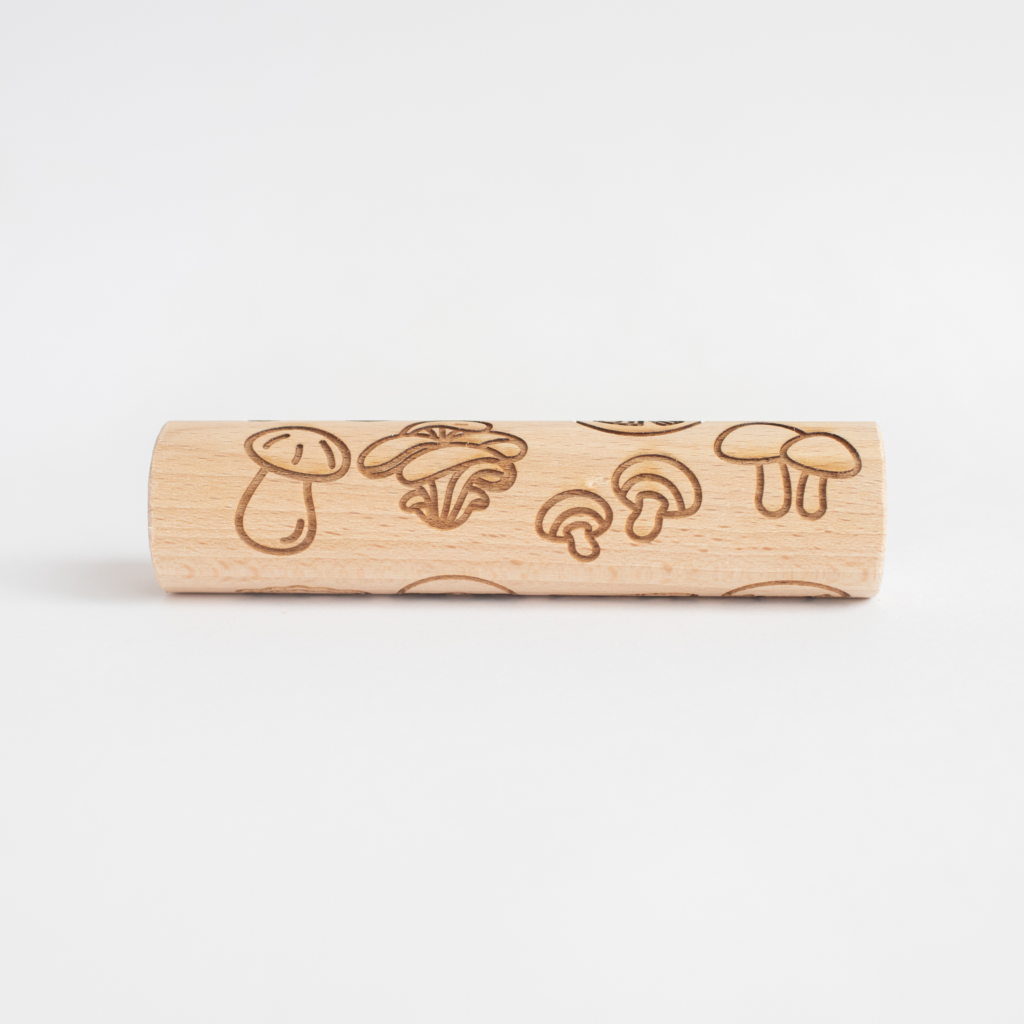 Houten roller - Paddestoelen