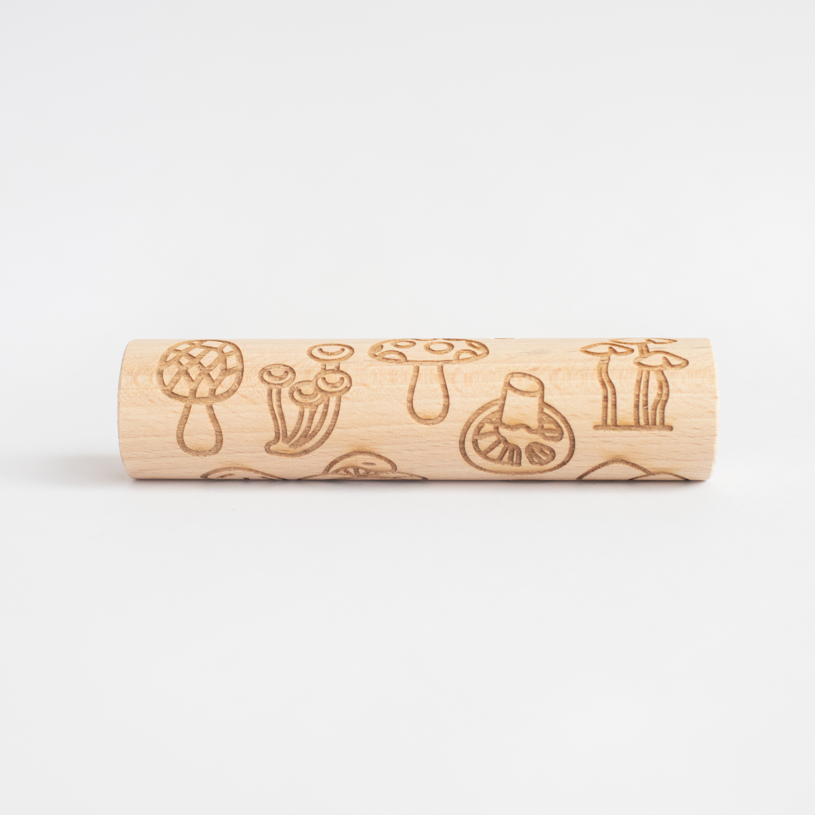 Houten roller - Paddestoelen