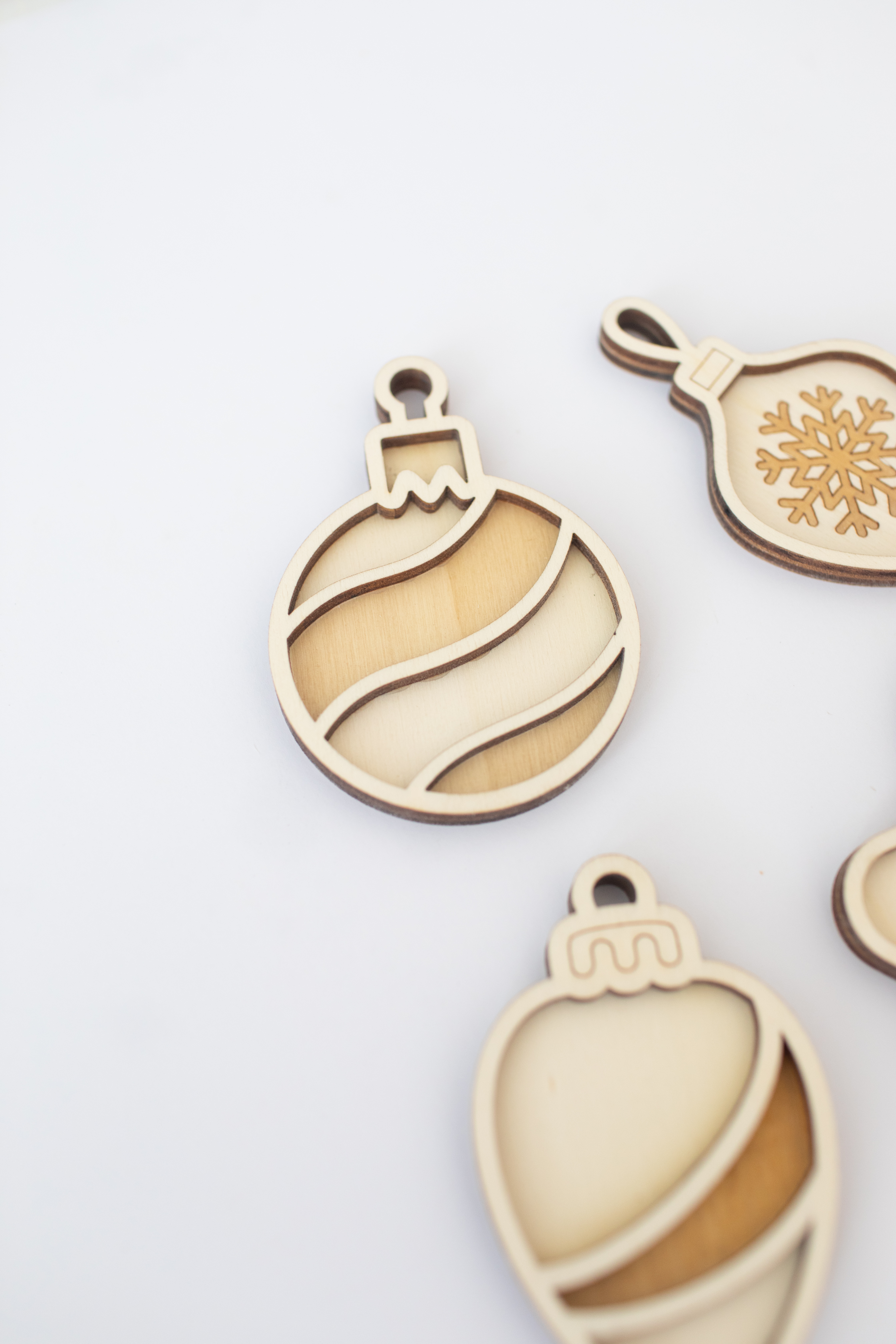 Speeltray miniset - Kerstballen