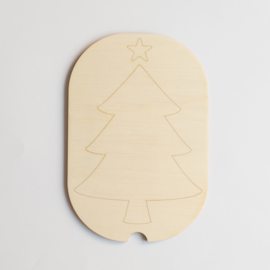 Trofast insert - Kerstboom met of zonder ornamenten (abstract)
