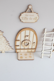 Elfendeurtje met accessoires