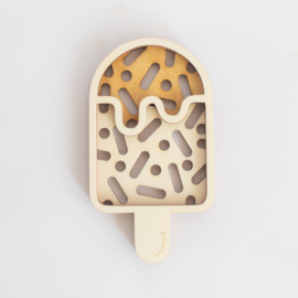 Houten zeefje - ijsjes