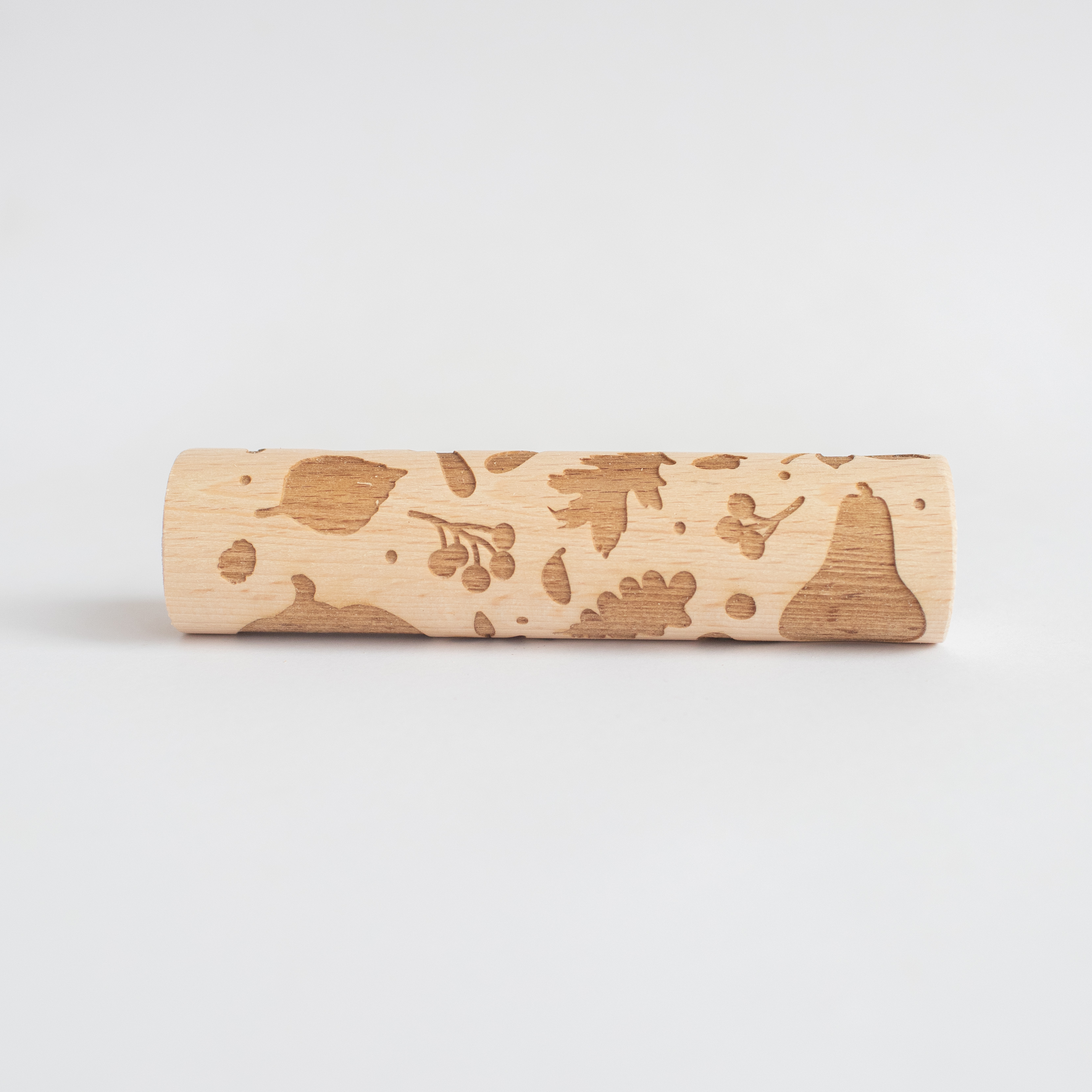 Houten roller - Herfstsilhouetten