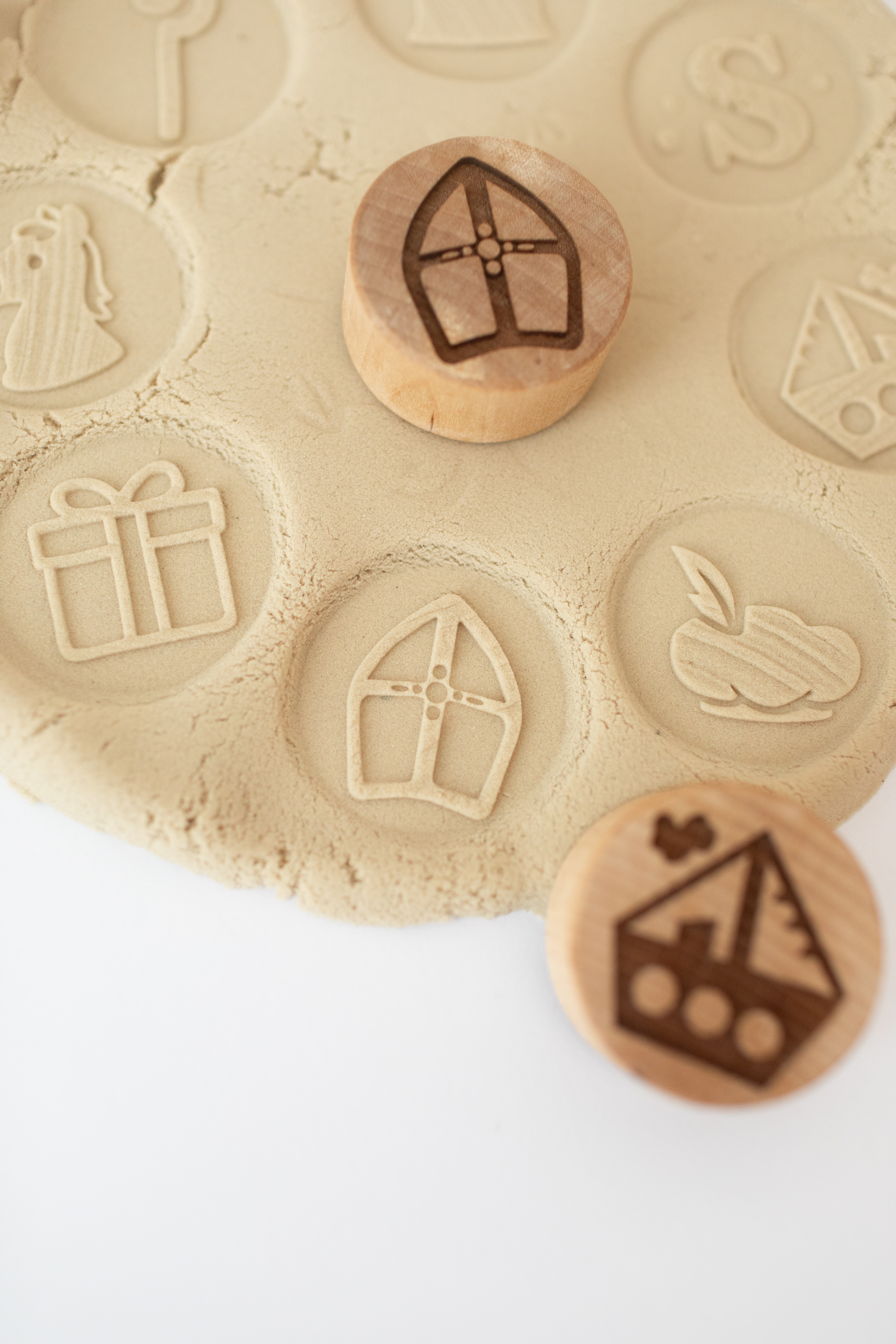 Houten stempelset - Sinterklaas