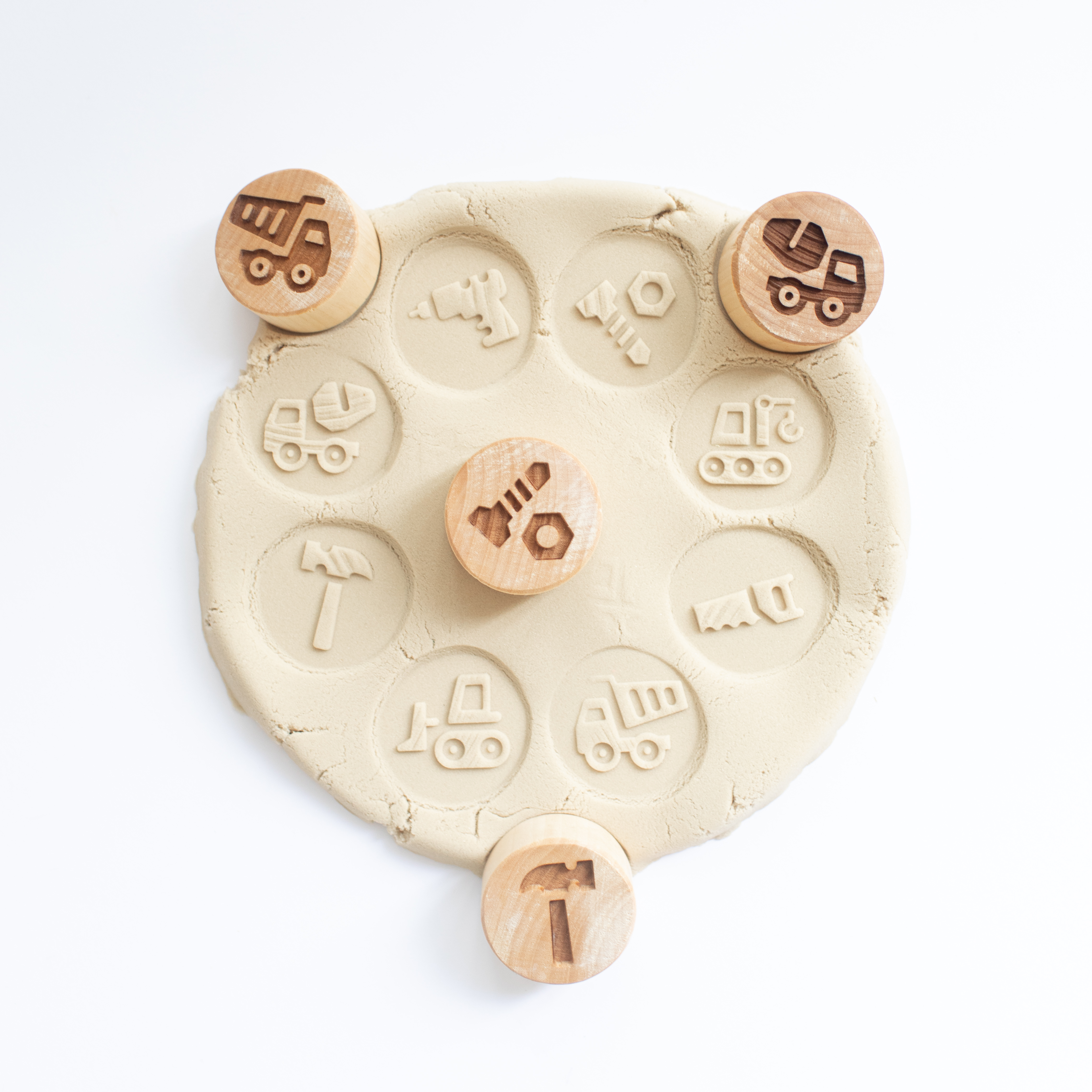 Houten stempelset - Constructie