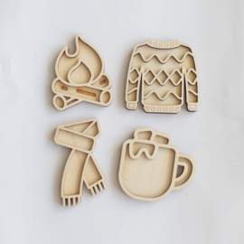 Speeltray miniset - Cozy Winter