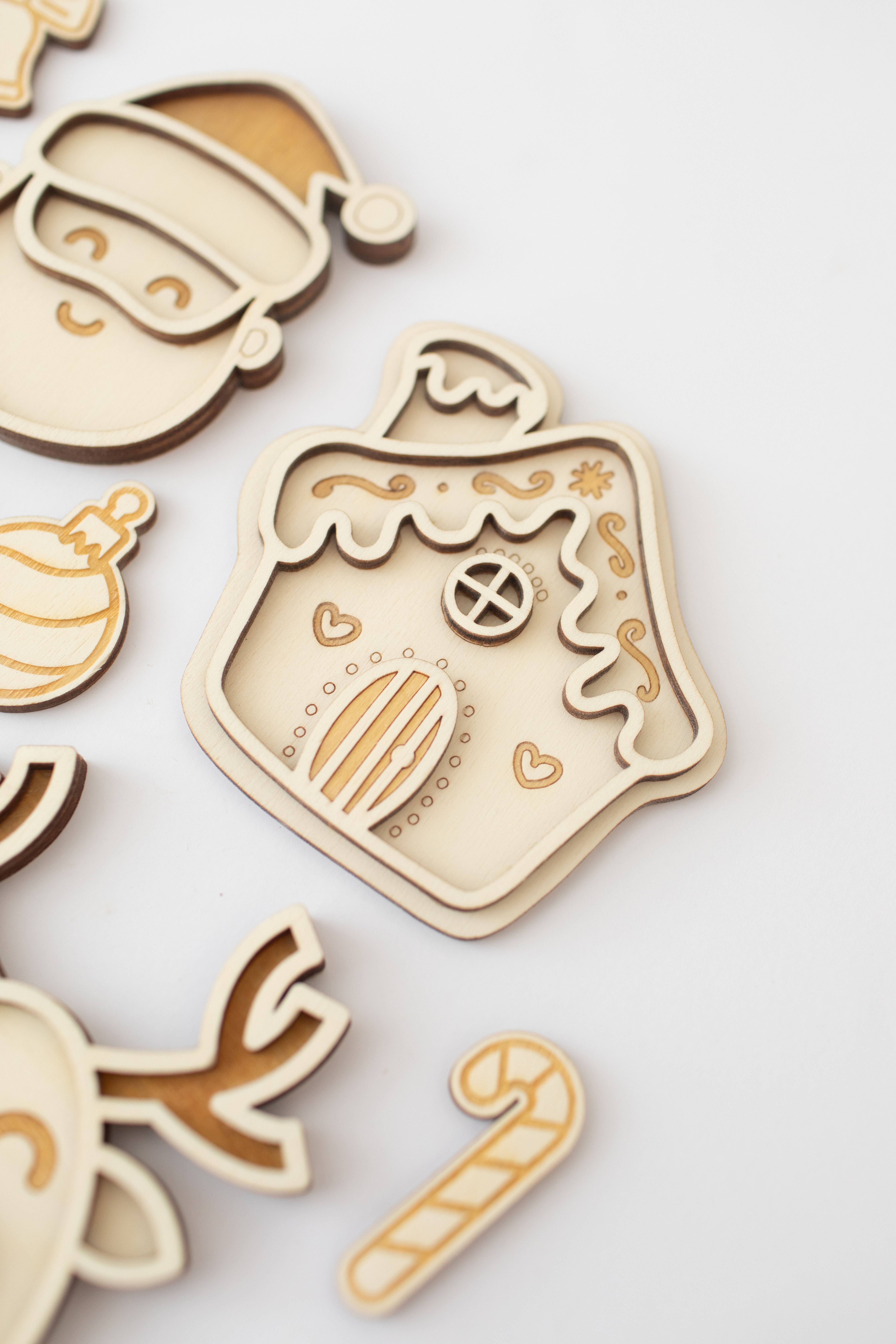 Speeltray miniset - Kerstmis+  mix