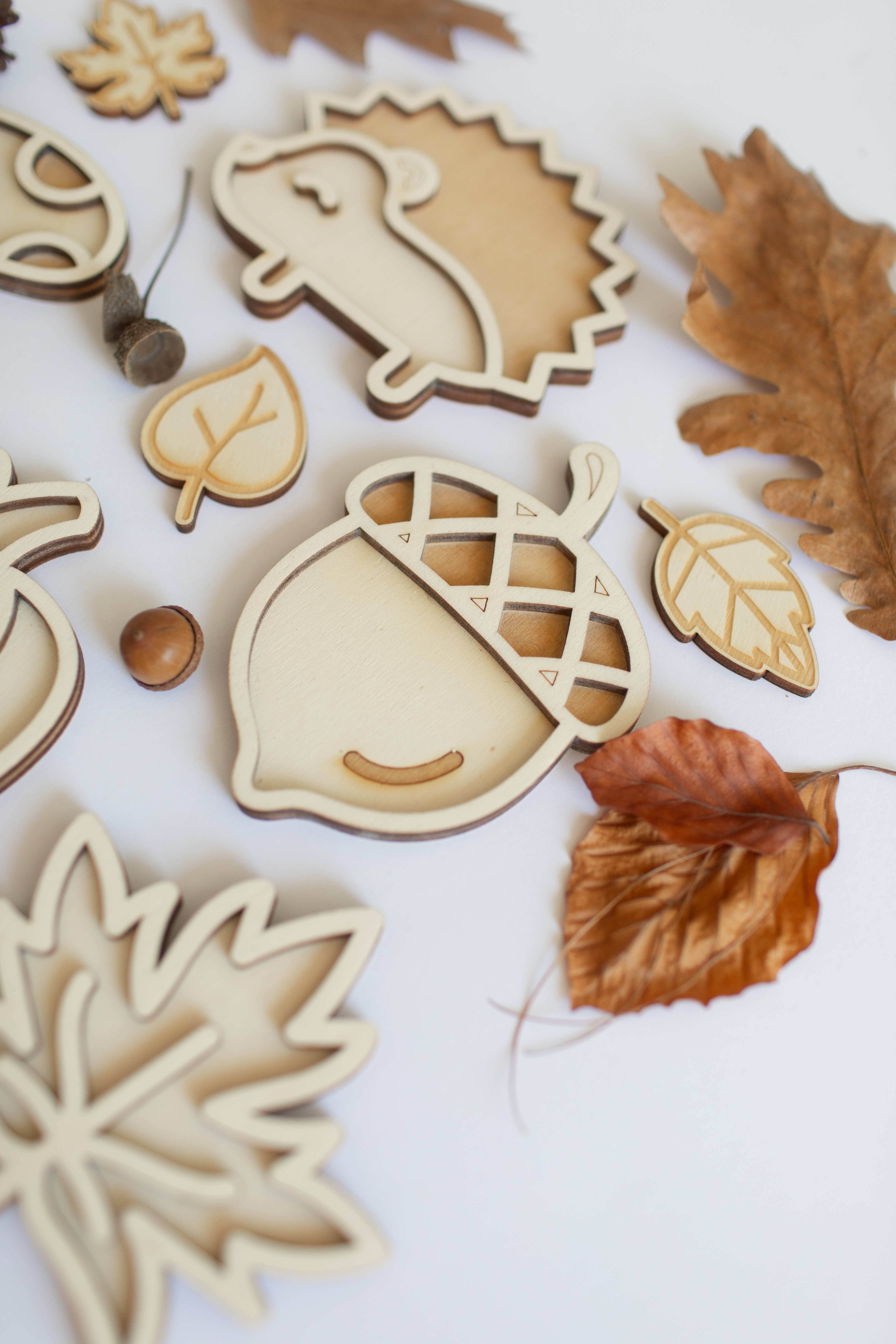 Speeltray miniset - De herfst