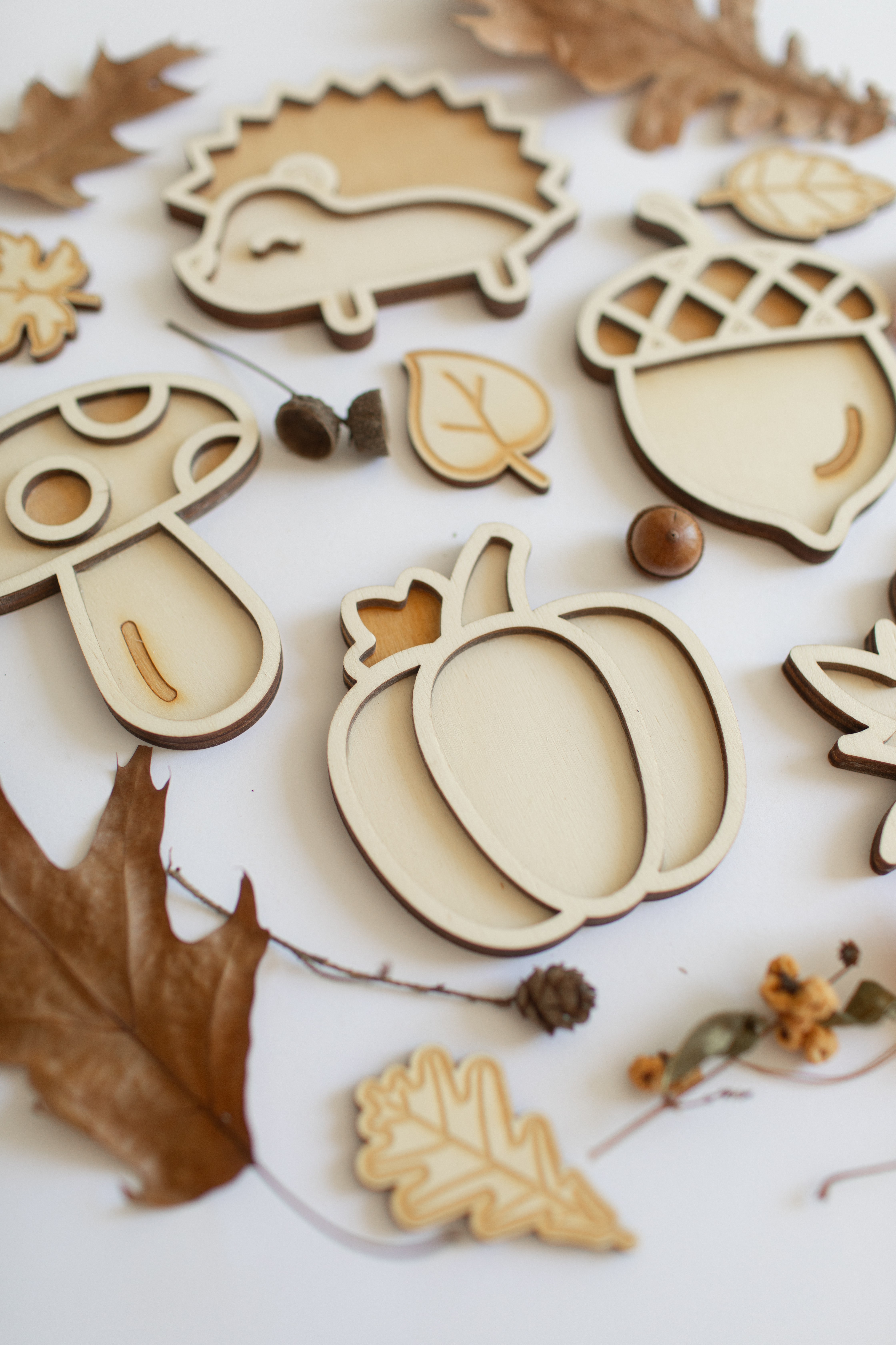 Speeltray miniset - De herfst