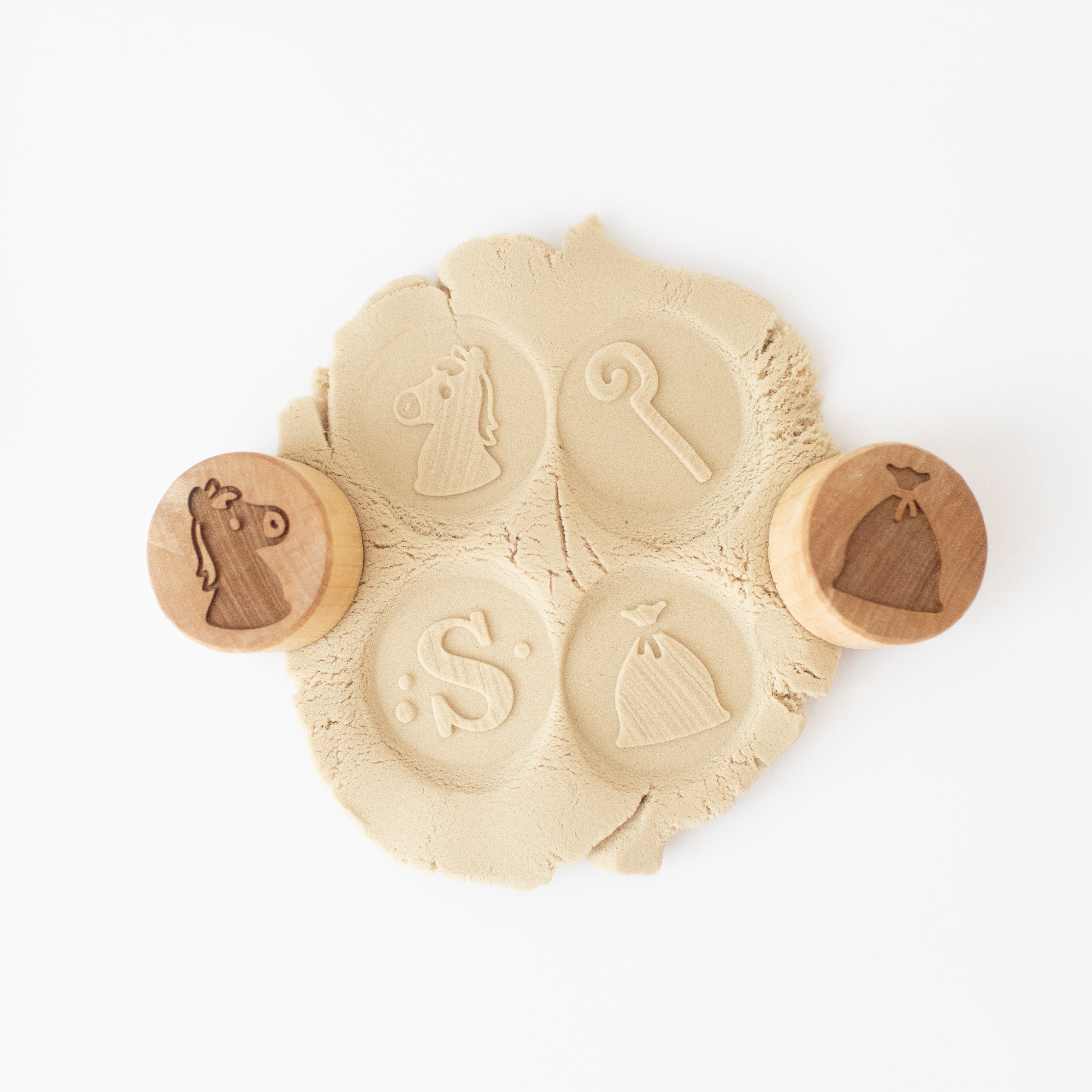 Houten stempelset - Sinterklaas set 2