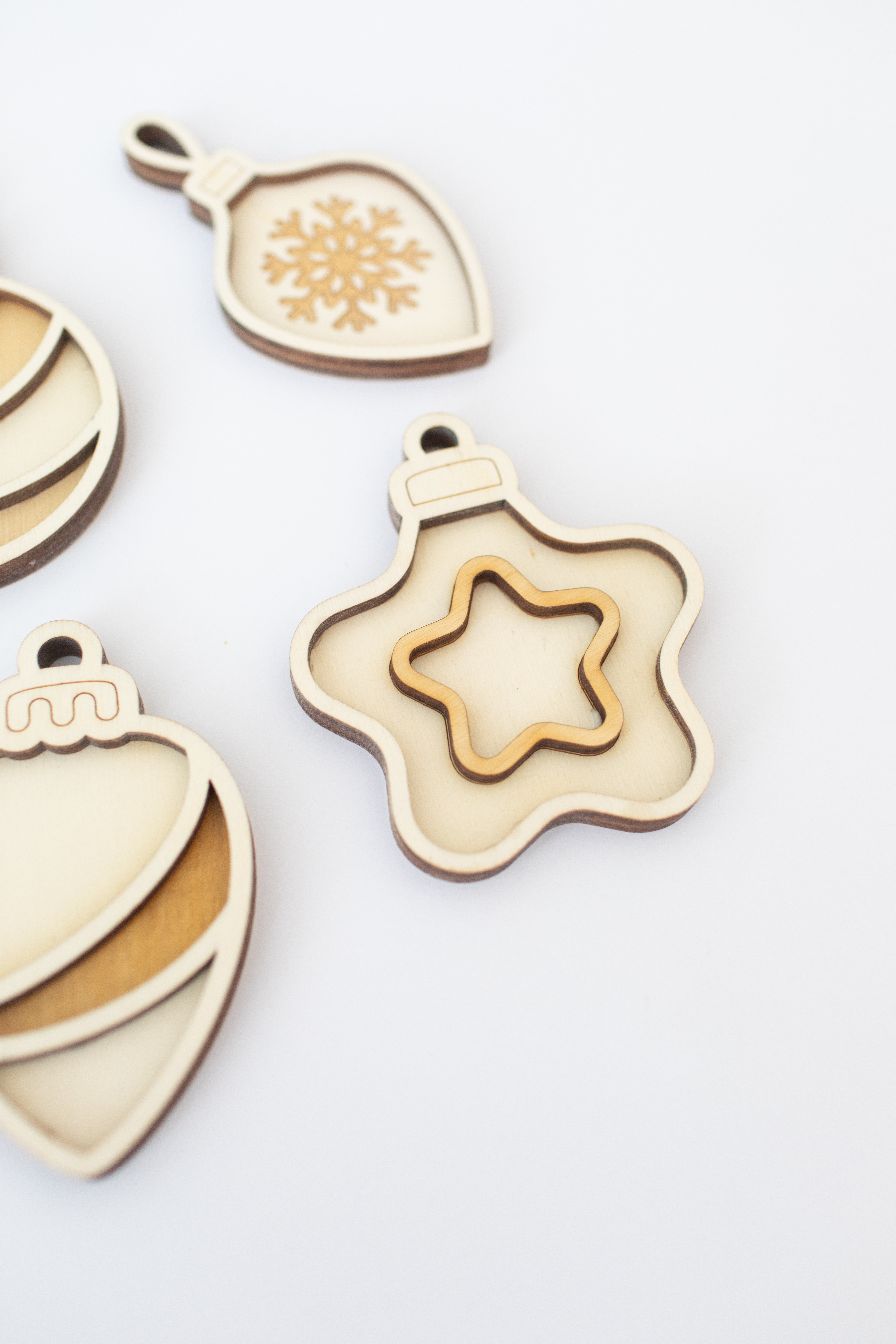 Speeltray miniset - Kerstballen