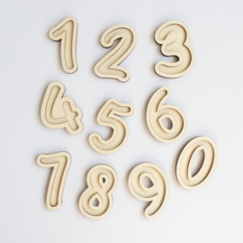 Speeltray miniset - Cijfers 0-9