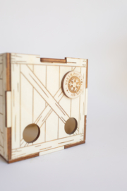 Elf aankomstdoos van hout