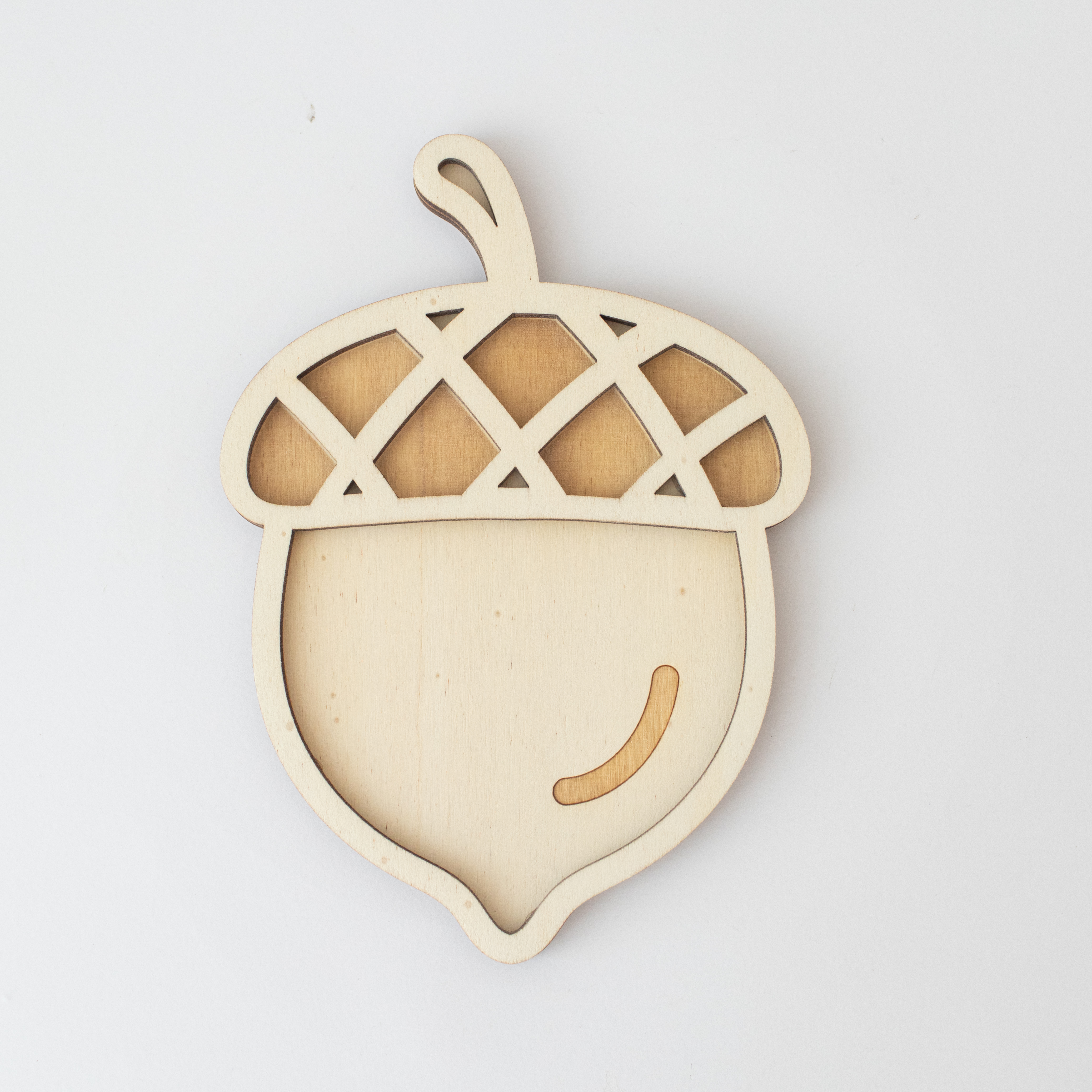 Houten speeltray - Eikel
