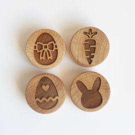 Houten stempelset - Pasen