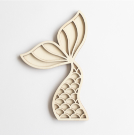 Houten speeltray - Zeemeerminstaart