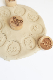 Houten stempelset - De lente