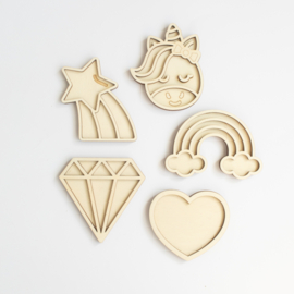 Speeltray miniset - Unicorn