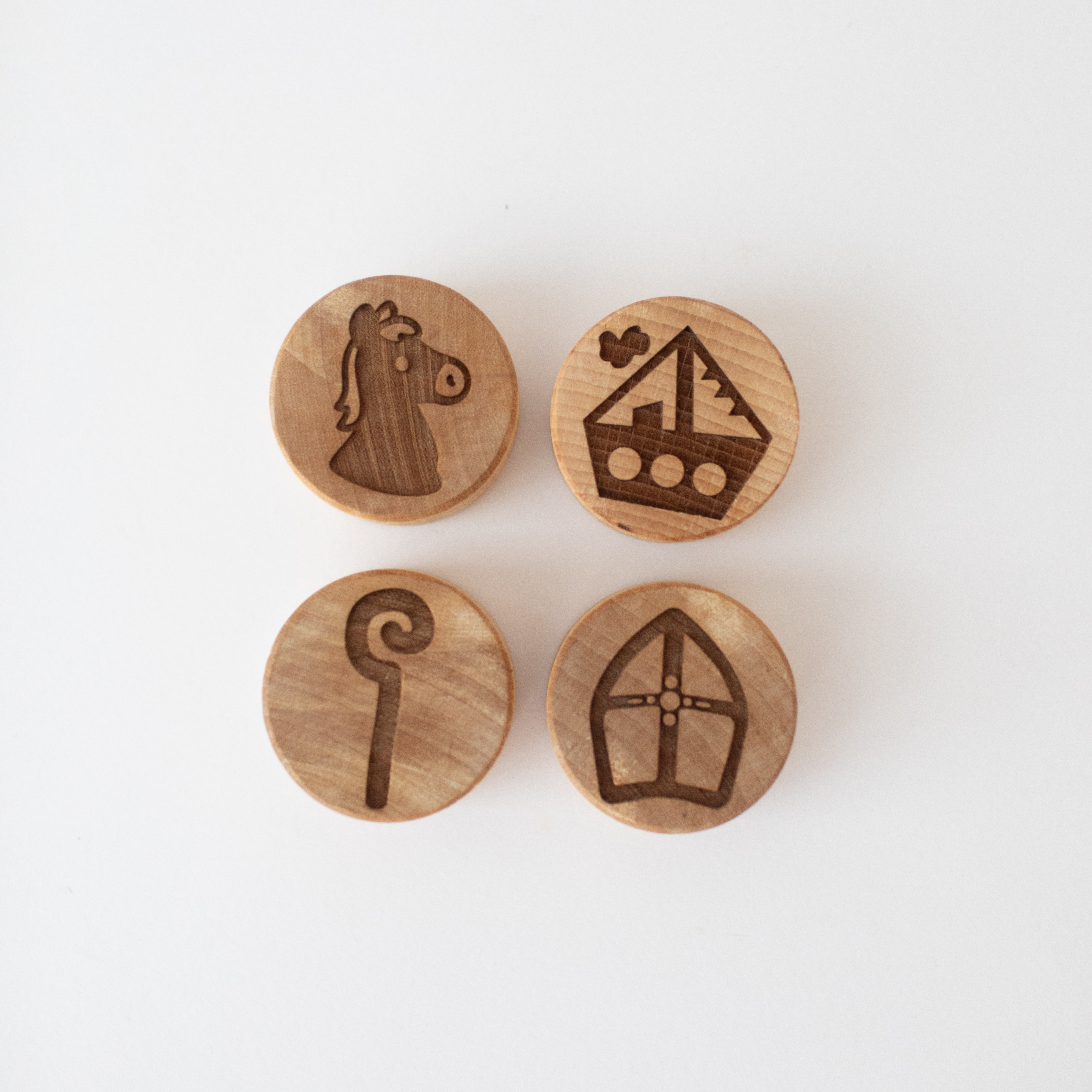 Houten stempelset - Sinterklaas