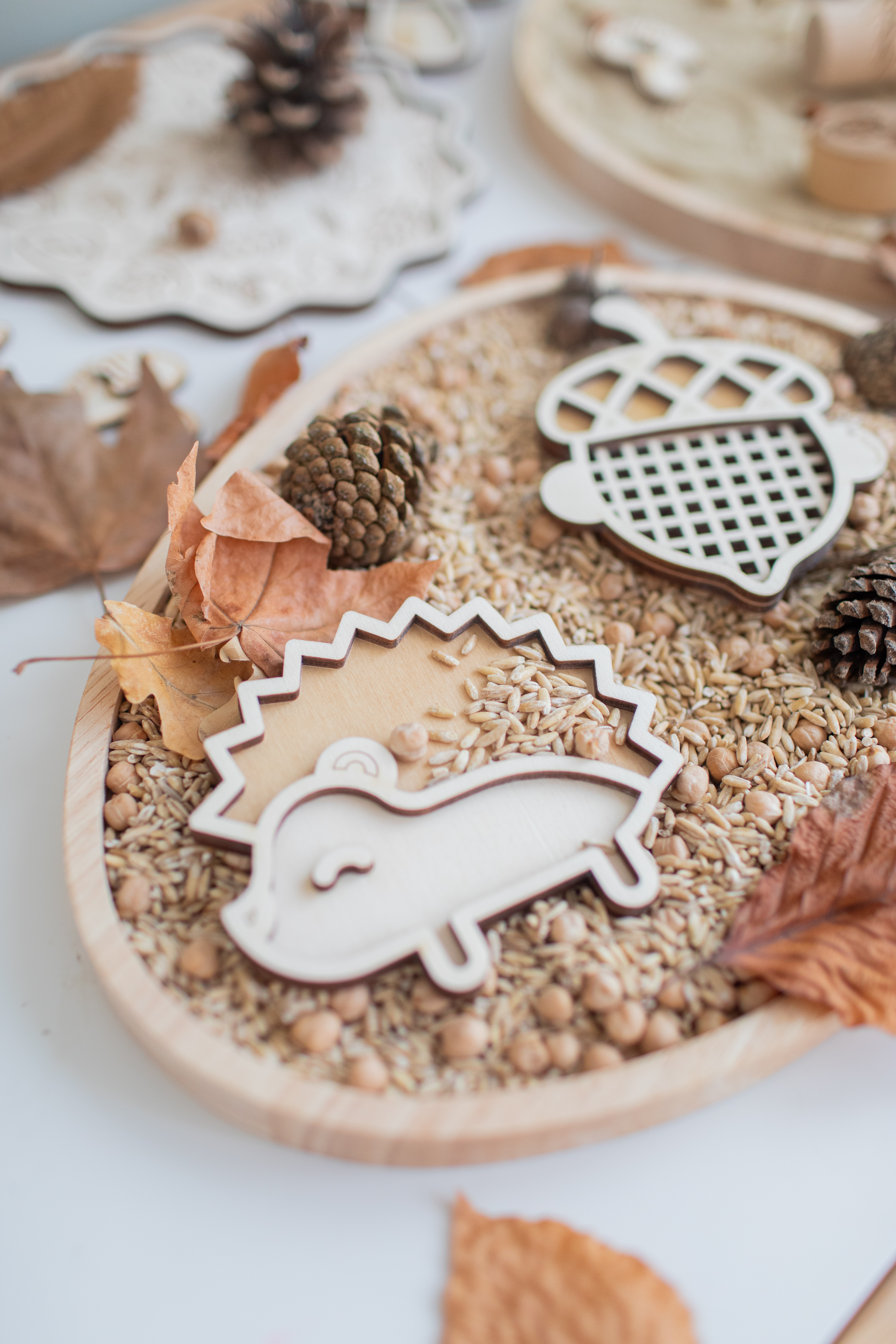 Speeltray miniset - De herfst