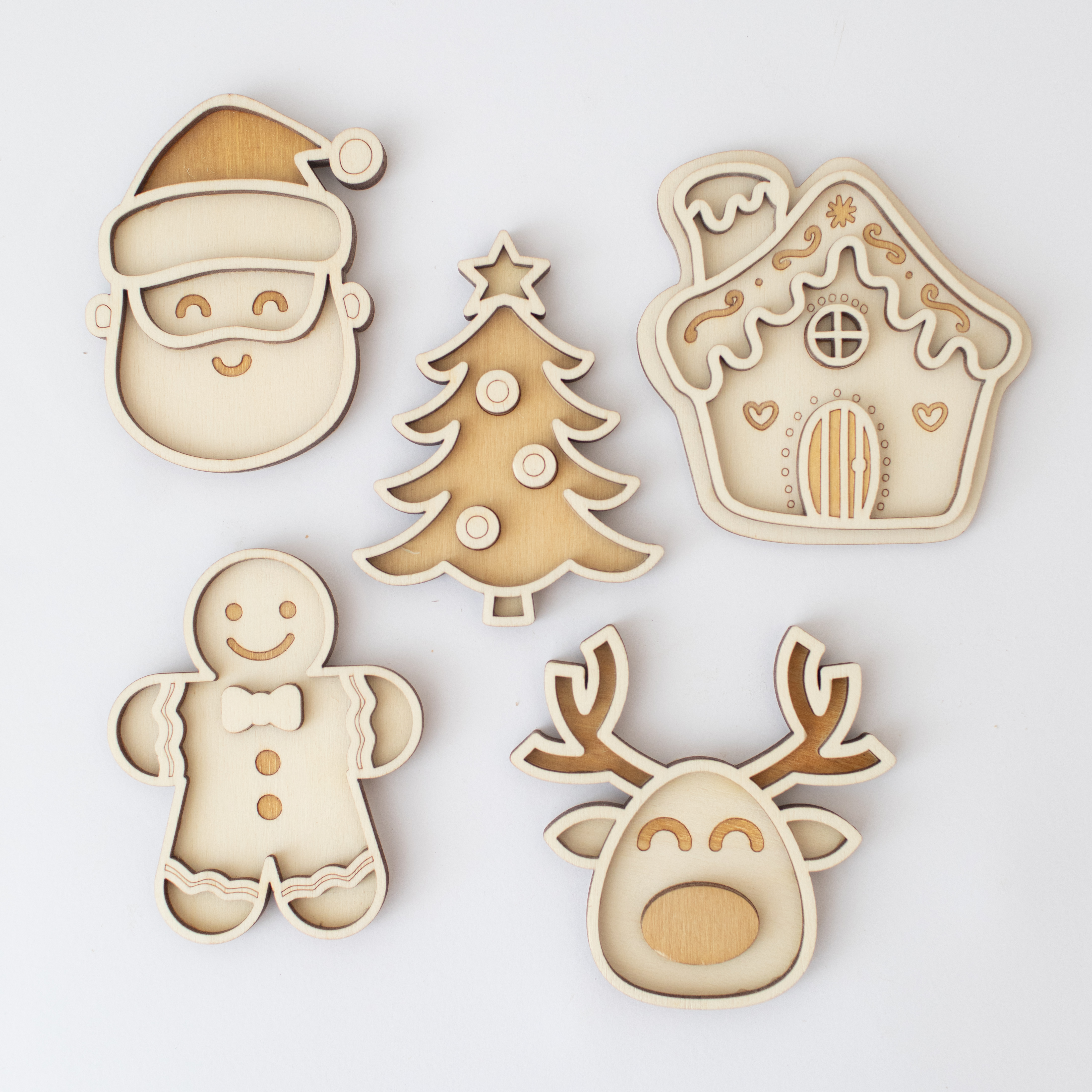 Speeltray miniset - Kerstmis  mix