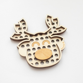 Houten zeefje - Rendier