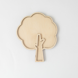 Houten speeltray - De boom  -