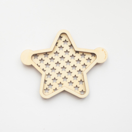 Houten zeefje - Ster