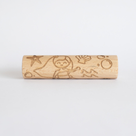 Houten roller - Zeemeermin