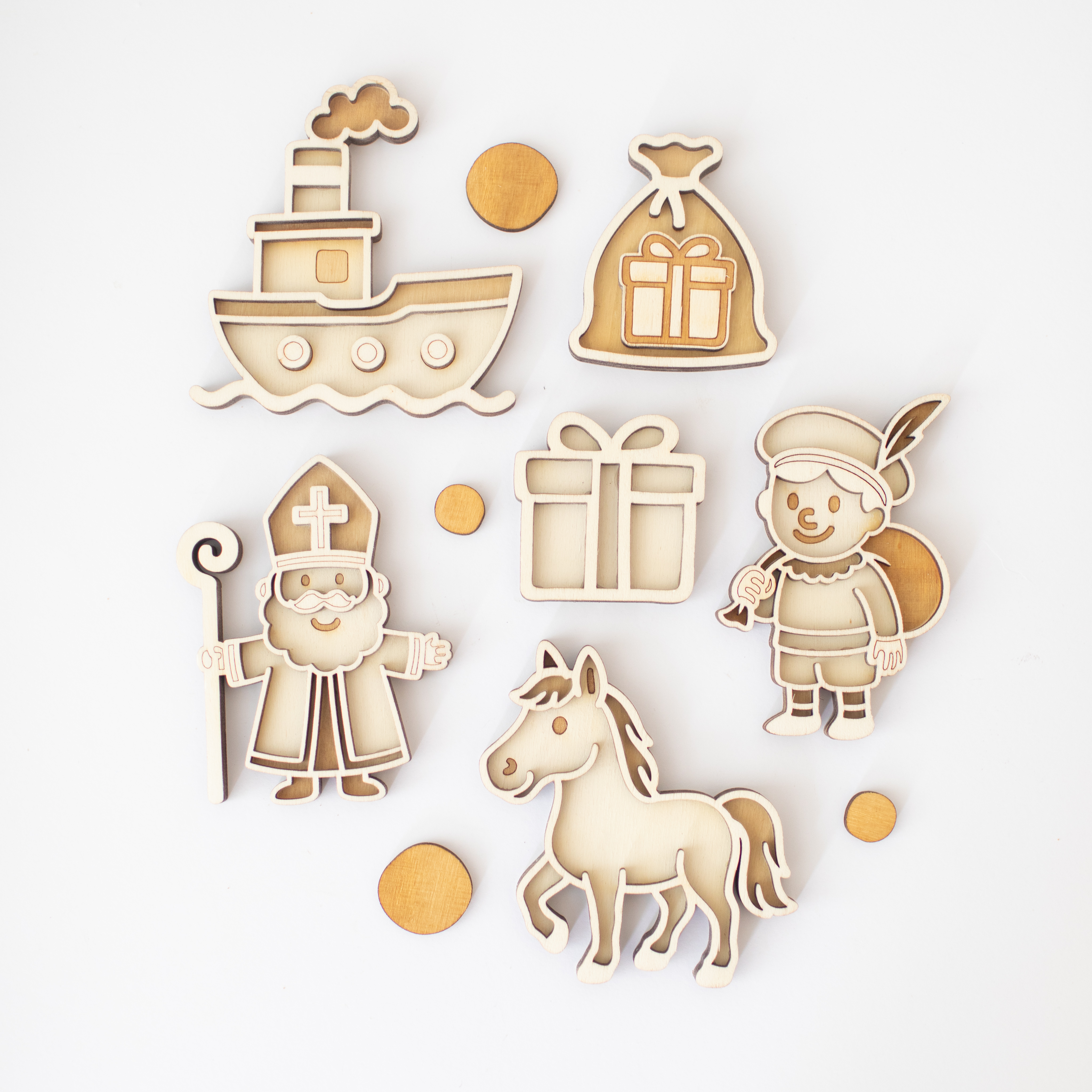 Speeltray miniset - Sint & Piet