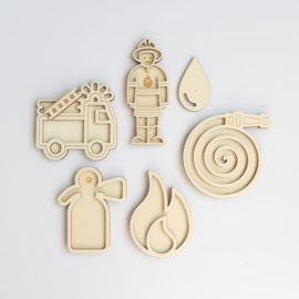 Speeltray miniset - De brandweer