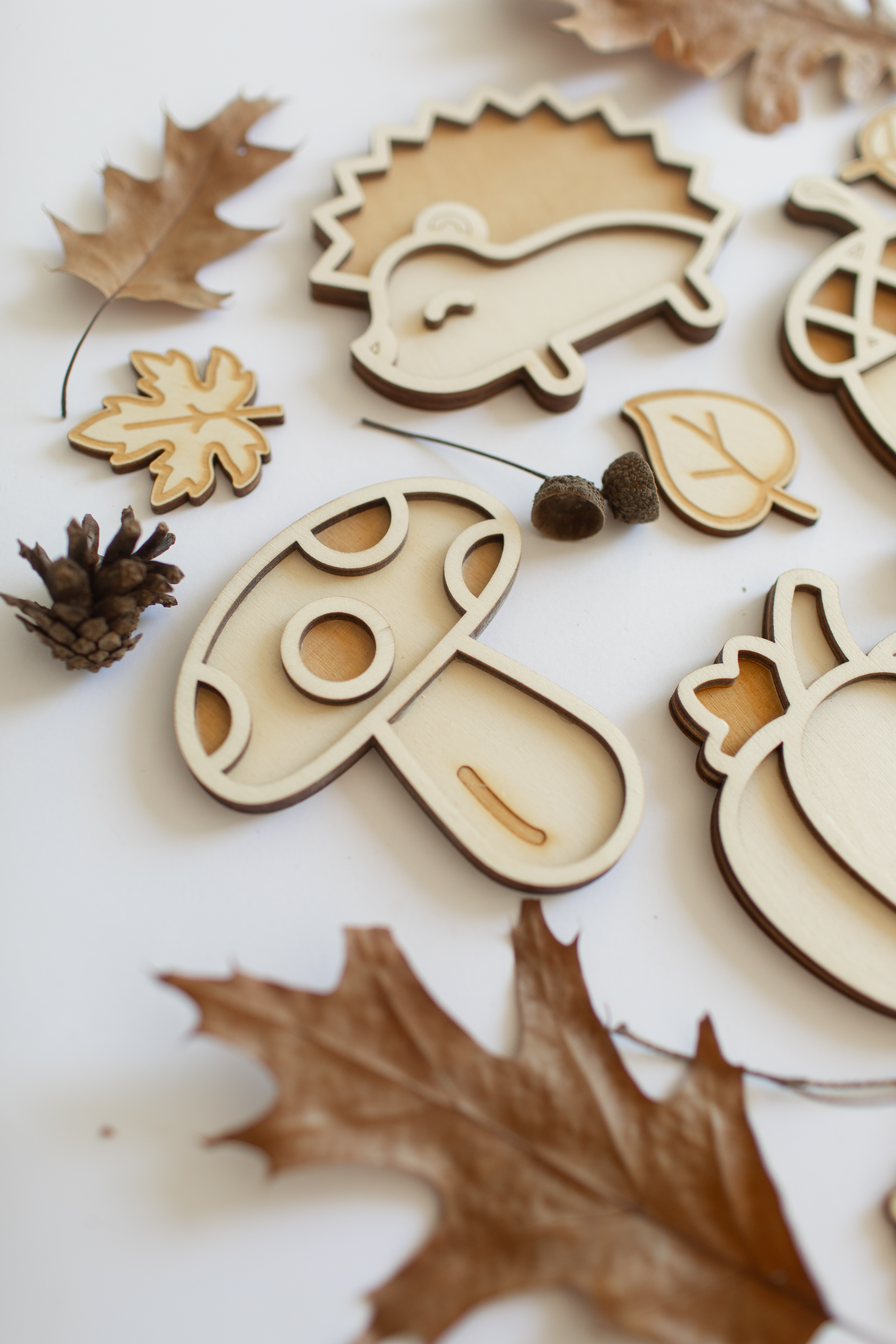 Speeltray miniset - De herfst