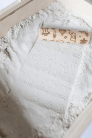 Houten roller - Kerstmis