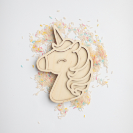 Houten speeltray - Unicorn -