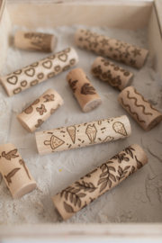 Houten roller - ijsjes