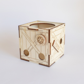 Elf aankomstdoos van hout