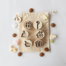 Houten stempelset - Sinterklaas -